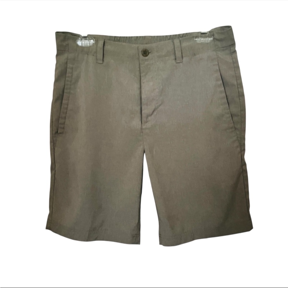 Jack Nicklaus Shorts Sz 30 Sand Flat Front Golf Preppy Quick Dry Stretch UPF
